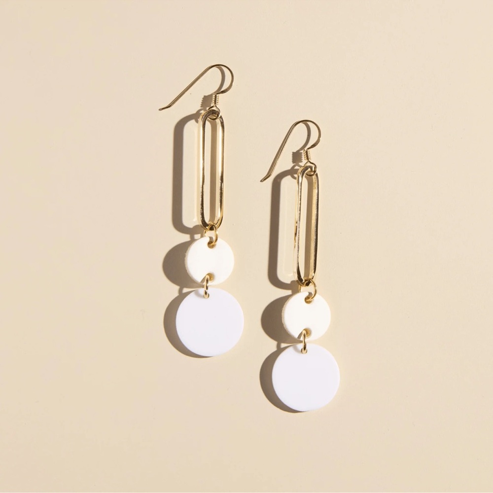 Nickel & Suede White Stevies